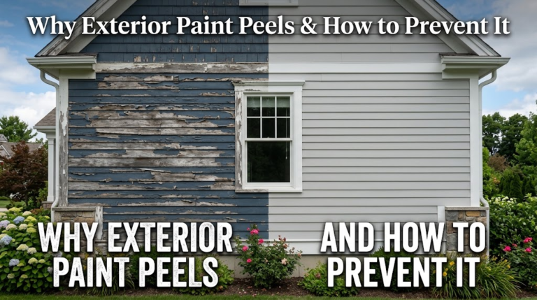 Why Exterior Paint Peels and How to Prevent It