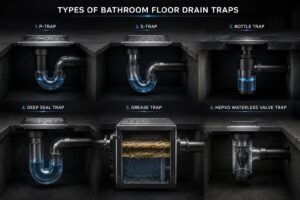 Bathroom Floor Drain Trap