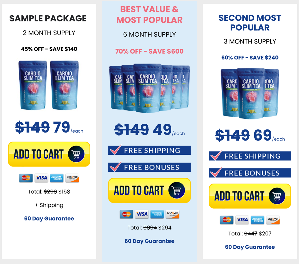 cardio-slim-tea-price