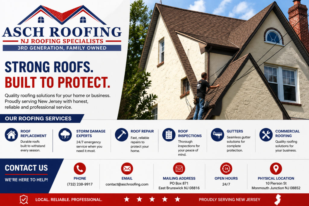New Jersey roof installation services