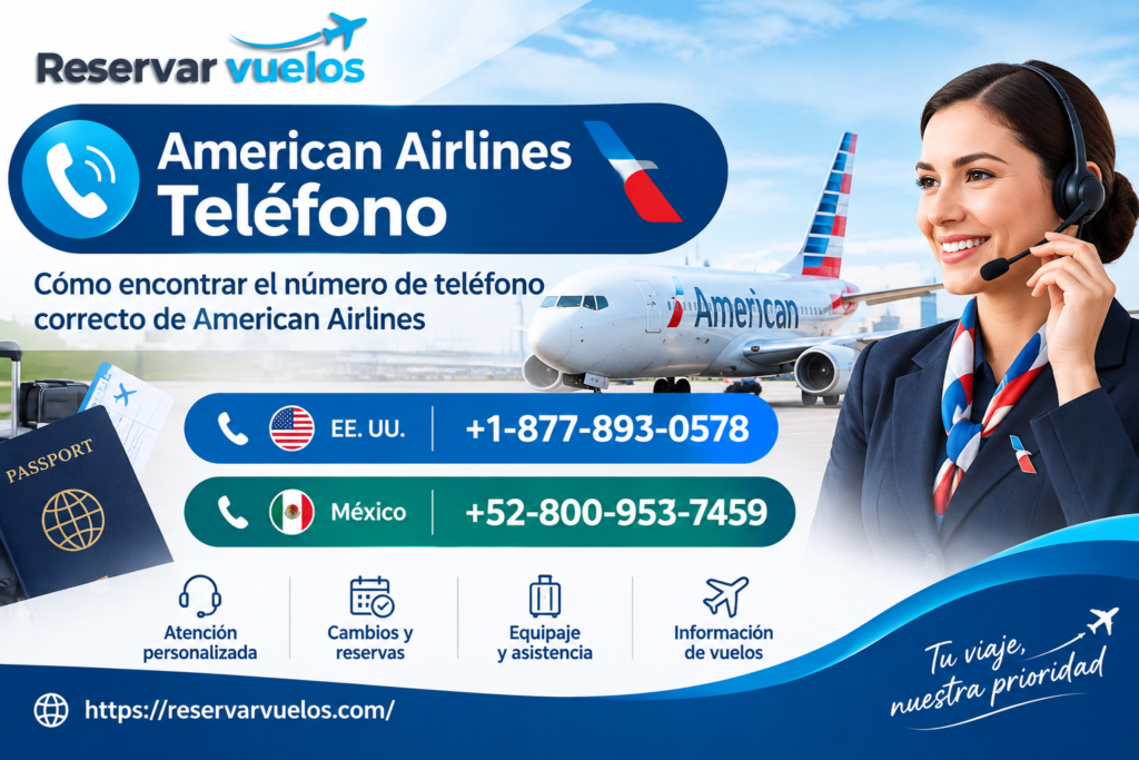 American Airlines teléfono