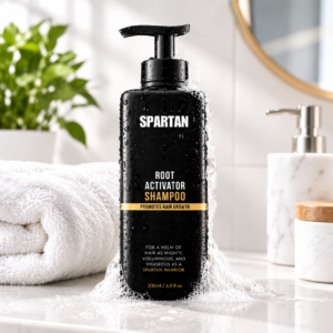 Spartan Hair Shampoo Root Activator for Thicker, Fuller-Looking Hair