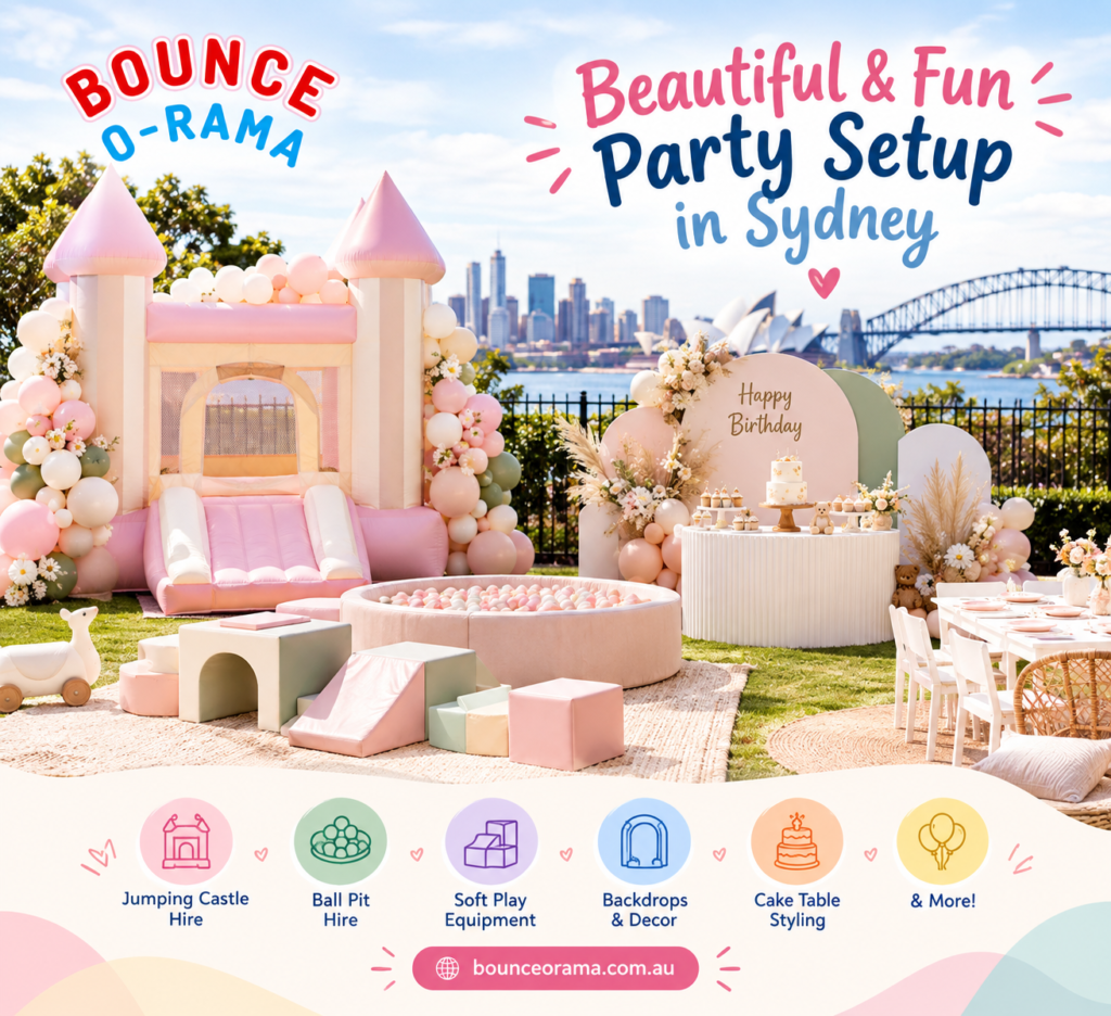 Fun Party Setup in Sydney