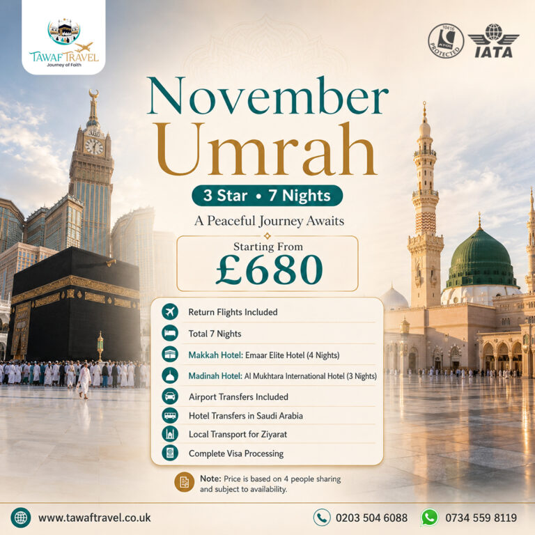 First-Time Umrah in November: A Guide for UK Pilgrims