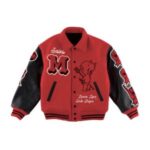 Saint Mxxxxxx Devil Varsity Jacket Red