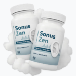 Sonus Zen hearing support supplement bottle with natural ingredients