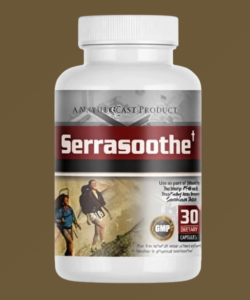 Serrasoothe joint support dietary supplement bottle
