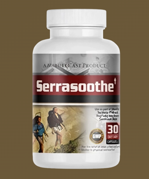 Serrasoothe joint support dietary supplement bottle