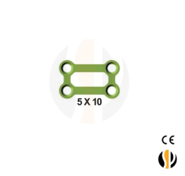 Box Plate 4 holes, 5×10 FBP-19-04M