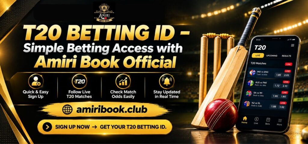 T20 Betting ID offers simple access with Amiri Book Club