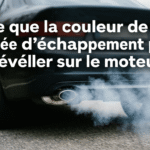 Ce que la couleur de la fumée d’échappement peut révéler sur le moteur