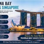 Marina Bay Sands Singapore skyline with SkyPark and waterfront view