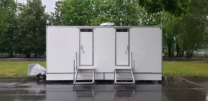 Luxury restroom trailer rental