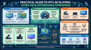 4K IPTV Live streaming guide and affordable streaming setup banner