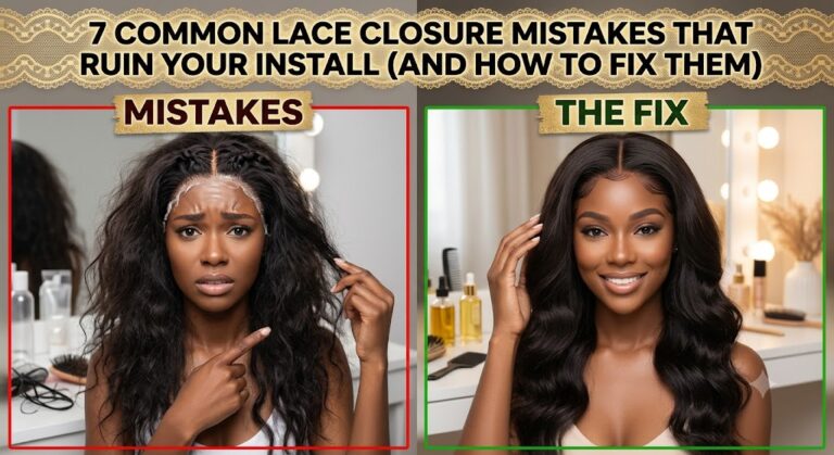7 Common Lace Closure Mistakes That Ruin Your Install