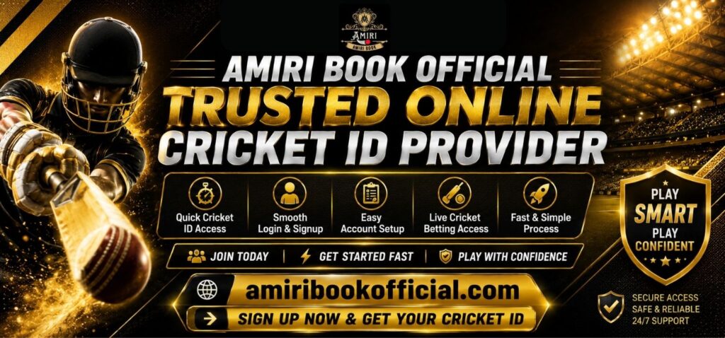 Amiri Book Official offers reliable Online Cricket ID access