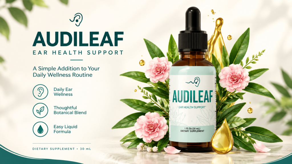 AudiLeaf That distinction matters because a supplement's ingredients, quantities, and manufacturing details help determine whether its claims are credible. A product being advertised for hearing support does not mean it has been clinically proven to improve hearing or relieve tinnitus, the perception of ringing or buzzing without an external sound. In this detailed AudiLeaf review, we will examine the product's purpose, advertised ingredients, potential benefits, recommended use, safety considerations, customer feedback, reported complaints, pricing information, and buying options. The aim is to help readers understand what the available information supports and what remains uncertain. Rather than relying entirely on promotional claims, you will learn which details deserve closer attention before deciding whether AudiLeaf is appropriate for your needs. What Is AudiLeaf? AudiLeaf is marketed as a dietary supplement designed to support hearing wellness, mental focus, and nervous system function. The product is promoted toward adults interested in maintaining auditory health as part of their everyday wellness routine. According to one product website, AudiLeaf contains a blend of plant-based ingredients intended to support circulation, antioxidant protection, and the body's normal neurological processes. Another product page describes a proprietary herbal blend containing several botanical extracts and amino acids. Natural Supplement for Ear Health +1 These descriptions provide an overview of the manufacturer's intended positioning, but they do not establish that AudiLeaf prevents hearing loss or treats existing hearing problems. What Does AudiLeaf Claim to Support? The product's marketing focuses on several areas: - Hearing wellness: Supporting general auditory health. - Cognitive focus: Promoting mental alertness and concentration. - Nervous system function: Supporting normal communication between the brain and nerves. - Antioxidant support: Providing compounds that may help protect cells against oxidative stress. - Everyday well-being: Offering a convenient supplement to add to a daily routine. These are advertised purposes rather than guaranteed outcomes. The strength of the evidence depends on the specific ingredient, the quantity provided, and whether the finished product has been appropriately tested. Is AudiLeaf a Medicine? AudiLeaf is marketed as a dietary supplement, not as a prescription medicine or a hearing aid. This distinction is especially important for people experiencing ringing in the ears, muffled hearing, ear pain, or difficulty understanding speech. Such symptoms may have several causes, including earwax buildup, infections, exposure to loud noise, medication effects, or changes in the inner ear. A dietary supplement should not replace an examination by a qualified healthcare professional. If you are experiencing a hearing concern, identifying the underlying cause is more important than choosing a product based on advertising. How Does AudiLeaf Work? AudiLeaf's marketing suggests that its ingredients support hearing by helping maintain healthy circulation, protecting cells from oxidative stress, and supporting normal communication between the ears and the brain. Natural Supplement for Ear Health +1 These are biological processes worth understanding, but the proposed explanation should not be confused with proof that the product produces a measurable improvement in hearing. Understanding the Ear-Brain Connection Hearing involves more than the ears alone. Sound waves enter the ear, where they are converted into electrical signals by specialized sensory cells. Those signals travel along the auditory nerve to the brain, where they are processed and interpreted. Several parts of this system must function properly for sound to be perceived clearly. Damage to the sensory cells in the inner ear, problems affecting the auditory nerve, and changes in the brain's processing of sound can all influence hearing. This complexity explains why hearing difficulties cannot be reduced to a single nutritional issue. The Role of Circulation The inner ear contains delicate structures that require a continuous supply of oxygen and nutrients. Blood circulation is essential for maintaining normal tissue function. Some plant compounds have been studied for their potential effects on blood vessels and circulation. However, research involving an individual ingredient does not establish that a multi-ingredient supplement improves blood flow to the inner ear in a clinically meaningful way. The available AudiLeaf information does not establish that the complete formula has been shown in controlled clinical trials to improve hearing through this mechanism. Antioxidants and Cellular Health Oxidative stress occurs when the production of reactive molecules exceeds the body's ability to manage them. It has been studied in connection with numerous biological processes, including those involved in aging and cellular function. Certain plant extracts contain antioxidant compounds. This provides a scientific reason to investigate them, but antioxidant activity in a laboratory does not automatically translate into better hearing in humans. The amount of an ingredient, its absorption, and the body's response all influence its potential effects. Can AudiLeaf Repair Hearing Damage? There is insufficient reliable evidence to conclude that AudiLeaf repairs damaged auditory cells, reverses age-related hearing loss, or restores hearing that has already deteriorated. People should be particularly cautious about products promising to reverse permanent hearing damage or eliminate tinnitus without medical treatment. Such claims require strong clinical evidence. AudiLeaf should therefore be assessed as a marketed wellness supplement, not as a proven treatment for hearing disorders. AudiLeaf Ingredients: What's Inside the Formula? The ingredients are one of the most important parts of any AudiLeaf review. Knowing what a supplement contains can help buyers understand its intended purpose and identify possible safety concerns. There is an important complication with AudiLeaf: several websites using the product name publish different ingredient descriptions. One lists maca root, African mango seed, ginseng, green tea, guarana, and grapefruit seed extracts. Another describes a 200 mg proprietary herbal blend alongside chromium picolinate and amino acids, including GABA and L-tryptophan. Natural Supplement for Ear Health +2 These lists should not be combined as though they represent one independently verified formula. Check the actual Supplement Facts label on the product you intend to purchase. Maca Root Extract Maca (Lepidium meyenii) is a plant native to the Andes region of South America. Its root has traditionally been used as a food and in herbal preparations. Research has explored maca in connection with energy, mood, and other aspects of human health. However, the evidence varies by outcome, and its traditional use does not establish a benefit for hearing. AudiLeaf promotional material presents maca as an ingredient intended to support energy and mental clarity. There is insufficient evidence to conclude that maca, when included in AudiLeaf, improves auditory nerve function or restores hearing. What to check: Look for the amount per serving and the type of extract used. If the formula lists a proprietary blend, the individual quantity may not be disclosed. African Mango Seed Extract African mango, commonly associated with Irvingia gabonensis, is a plant whose seeds have been investigated primarily in nutritional and metabolic research. Some supplement marketing discusses African mango in relation to general wellness and antioxidant activity. However, there is no established clinical evidence that African mango seed extract improves hearing or treats tinnitus. Its appearance in an advertised ingredient list should not be interpreted as proof that it has a specific effect on the auditory system. What to check: Verify the botanical name, extract information, and amount listed on the label. Do not assume that evidence involving other mango species applies to African mango. Ginseng Root Extract Ginseng is a botanical ingredient used in traditional medicine and modern supplements. Different species exist, including Asian ginseng (Panax ginseng) and American ginseng (Panax quinquefolius), which are not interchangeable in every context. Researchers have studied ginseng for several potential effects, including fatigue and aspects of cognitive performance. Results vary according to the preparation, dose, and outcome being measured. AudiLeaf's promotional descriptions associate ginseng with energy, mental alertness, and general wellness. These proposed benefits do not establish that the product improves hearing. Ginseng may also interact with certain medicines, including some medications affecting blood sugar or blood clotting. Anyone taking prescription medication should consult a healthcare professional before using a ginseng-containing supplement. Green Tea Leaf Extract Green tea is derived from Camellia sinensis and contains naturally occurring compounds called catechins, including epigallocatechin gallate, or EGCG. Green tea extracts are studied for their antioxidant properties and possible effects on several aspects of health. However, laboratory findings about antioxidant activity cannot establish that an oral supplement protects human auditory cells or reverses hearing loss. Concentrated green tea extracts can also have safety concerns, including rare liver injury. The risk depends on the extract, amount, and individual circumstances. Green tea extracts may contain caffeine, although the quantity depends on the preparation. What to check: Confirm whether the product contains caffeine, how much green tea extract it provides, and whether the manufacturer discloses relevant safety information. Guarana Seed Extract Guarana (Paullinia cupana) is a plant whose seeds naturally contain caffeine. It is commonly used in energy products and some dietary supplements. Caffeine can increase alertness temporarily, but that effect should not be confused with improved hearing or healthier auditory nerves. Depending on the amount consumed and a person's sensitivity, caffeine may cause restlessness, difficulty sleeping, a faster heartbeat, or anxiety. People who are sensitive to stimulants should check whether guarana is present in their particular AudiLeaf formula. There is insufficient evidence to conclude that guarana treats tinnitus or improves hearing clarity. Grapefruit Seed Extract Grapefruit seed extract is derived from grapefruit seeds and other parts of the fruit used in certain commercial preparations. It is marketed in some products for its antioxidant or antimicrobial properties. However, the composition of grapefruit seed extracts can vary, and evidence for one preparation does not necessarily apply to another. There is no established evidence that grapefruit seed extract in AudiLeaf improves hearing or protects auditory nerves in humans. Grapefruit-derived products also deserve careful review because certain grapefruit compounds can interact with medications. The extent of this concern depends on the preparation; a healthcare professional or pharmacist can help determine whether a particular product is appropriate. Chromium Picolinate Some AudiLeaf product information lists chromium picolinate separately from its herbal blend. Chromium is an essential trace mineral involved in normal nutrient metabolism. The fact that a nutrient has a role in the body does not mean that additional supplementation improves every related function. Chromium is not an established treatment for hearing loss or tinnitus. Before taking a supplement containing chromium, consider your existing diet, other supplements, and medications. People using diabetes medication should seek professional advice because additional chromium may affect blood glucose management. GABA and L-Tryptophan Some AudiLeaf promotional material mentions gamma-aminobutyric acid (GABA) and L-tryptophan. These compounds are associated with different biological functions. GABA is an inhibitory neurotransmitter involved in signaling within the nervous system. L-tryptophan is an amino acid used by the body to produce proteins and other compounds, including serotonin. However, a compound's normal role in the body does not prove that taking it orally will improve hearing or reduce tinnitus. Evidence depends on the particular preparation and intended outcome. People taking medicines that affect the nervous system or serotonin levels should ask a healthcare professional before using supplements containing amino acids or other compounds intended to influence mood or relaxation. Are AudiLeaf Ingredients Clinically Proven? The key question is not simply whether an ingredient has been studied. It is whether the specific formula, at the amounts provided, has been shown to deliver the advertised results. A third-party review of AudiLeaf noted that the available product information did not provide sufficient evidence of clinical testing on the complete formula or independently verified third-party testing results. NutrasInsights +1 This does not prove that every ingredient is ineffective. It means the product's overall effectiveness cannot be established from the ingredient names alone. Before purchasing AudiLeaf, look for: - A complete Supplement Facts label. - Exact amounts for individual ingredients where available. - Clear identification of the manufacturer and seller. - Independent quality-testing documentation. - Credible clinical evidence involving the actual finished product. If these details cannot be verified, be cautious about claims that AudiLeaf will noticeably improve hearing. Potential AudiLeaf Benefits: What Can You Realistically Expect? AudiLeaf is promoted for hearing wellness, cognitive focus, and nervous system support. Understanding these advertised benefits requires distinguishing plausible nutritional functions from proven clinical outcomes. General Hearing Wellness Maintaining hearing health is important at every age. Protecting your ears from excessive noise, addressing ear infections, and seeking appropriate hearing assessments are established parts of looking after auditory health. AudiLeaf is marketed as an additional wellness option, but there is insufficient evidence that it prevents hearing loss or reverses existing damage. A supplement should not replace hearing protection, medical evaluation, or a properly fitted hearing aid when one is needed. Support for Mental Focus Some of AudiLeaf's advertised ingredients are associated with research into energy, alertness, or cognitive performance. For example, caffeine from guarana may temporarily increase alertness. However, this does not establish that the overall supplement improves memory, concentration, or long-term brain health. Sleep, nutrition, physical activity, medications, and underlying health conditions can all influence concentration. Persistent or significant changes in cognition deserve appropriate medical evaluation. Antioxidant Support Plant extracts can contain antioxidant compounds that participate in chemical processes relevant to cellular health. Nevertheless, an antioxidant effect measured in a laboratory is not equivalent to a demonstrated improvement in human hearing. There is not enough verified evidence to conclude that AudiLeaf protects auditory cells or prevents age-related hearing changes. Nervous System Wellness The product's marketing also discusses nervous system balance. Normal nerve function is essential for communication between the ears and the brain. Certain nutrients are important for maintaining general neurological health, particularly when a deficiency exists. However, taking a supplement does not necessarily improve nerve function in a person who already receives adequate nutrition. AudiLeaf has not been established as a treatment for nerve damage or other neurological disorders. What Results Should You Expect? A realistic approach means avoiding guaranteed expectations. - Some ingredients may have effects on general alertness or other functions, depending on their doses. - Individual experiences can vary. - A testimonial does not establish that the supplement caused a reported improvement. - There is insufficient evidence to predict how AudiLeaf will affect an individual's hearing. - Persistent hearing changes or tinnitus should be evaluated rather than managed solely with supplements. For most buyers, the best starting point is to establish what is causing their symptoms and then consider evidence-based options with a healthcare professional. How to Use AudiLeaf The correct way to use AudiLeaf depends on the specific product formulation and its current label. Because online descriptions associated with the product name differ, it would be inappropriate to assume that every version has the same serving size or instructions. Check the Recommended Serving Read the directions on the bottle before taking AudiLeaf. Confirm the serving size, frequency, ingredient quantities, and any instructions about food or water. Do not increase the recommended amount in the hope of improving hearing faster. Taking more of a supplement can increase the risk of adverse effects without providing additional benefits. Be Consistent Without Expecting Guaranteed Results If a healthcare professional confirms that the product is suitable for you, follow the label directions and monitor how you feel. Do not interpret the absence of immediate results as a reason to take extra capsules or combine AudiLeaf with other hearing supplements. Combining products can lead to overlapping ingredients, excessive intake, or unexpected interactions. Keep Track of Any Changes If you choose to use a supplement, record any noticeable changes and any unwanted symptoms. This information can be helpful when discussing your experience with a healthcare professional. However, do not postpone a hearing test while waiting for a supplement to work. Important: Sudden hearing loss, particularly in one ear, requires urgent medical assessment. Prompt evaluation can be important for treatment options. Who May Consider AudiLeaf? AudiLeaf is marketed toward adults interested in hearing wellness and general cognitive support. Whether it is suitable for an individual depends on their health, medications, and the actual product ingredients. Adults Interested in General Wellness Adults who want to learn more about hearing-related supplements may find it useful to examine AudiLeaf's ingredient list and compare it with other options. Before making a purchase, verify the label and consider whether the product offers enough transparent information to justify its cost. People Researching Hearing Supplements Consumers comparing hearing supplements should look for clear ingredient quantities, credible research, and evidence that applies to the complete formula. It is especially important to distinguish products intended for general nutritional support from treatments for hearing loss or tinnitus. People Concerned About Tinnitus Tinnitus refers to hearing a sound, such as ringing, buzzing, or hissing, when no corresponding external sound is present. Tinnitus can have several causes, and management depends on the individual. AudiLeaf is marketed for hearing wellness, but reliable evidence that it treats tinnitus has not been established. A hearing assessment can help identify possible causes and appropriate management options. Who Should Seek Medical Advice First? Speak with a qualified healthcare professional before using AudiLeaf if you: - Take prescription medicines or multiple supplements. - Have a chronic medical condition. - Are pregnant or breastfeeding. - Have known allergies to any listed ingredients. - Are sensitive to caffeine or other stimulants. - Have a history of liver problems. - Take medicines that affect blood sugar, blood pressure, or blood clotting. Anyone experiencing persistent hearing difficulties should seek an assessment rather than relying on a supplement alone. AudiLeaf Side Effects and Safety Precautions Safety is an important part of any supplement review. Even when a product contains ingredients described as natural, those ingredients can still produce unwanted effects or interact with medication. The available information does not establish a reliable rate of side effects specifically associated with AudiLeaf. The possible risks depend on the actual formula, its doses, manufacturing quality, and individual health circumstances. Possible Side Effects Depending on the ingredients present, potential concerns may include: - Digestive discomfort. - Allergic reactions. - Restlessness or sleep difficulties from caffeine-containing ingredients. - Changes in blood sugar in people using certain supplements alongside diabetes medication. - Interactions with prescription medicines. - Liver-related safety concerns associated with some concentrated botanical extracts. These are ingredient-related precautions, not a claim that every AudiLeaf user will experience these effects. Medication Interactions People taking prescription medication should review the full formula with a pharmacist or clinician. Ginseng, caffeine-containing guarana, concentrated green tea extract, and grapefruit-derived ingredients may present different interaction or tolerability concerns. The degree of risk depends on the exact preparation and medication. Do not discontinue prescribed medication or replace a recommended hearing treatment with AudiLeaf. Allergies and Ingredient Transparency Review the full label if you have a history of allergies or sensitivities. If the website does not clearly disclose the ingredients, quantities, or other components, contact the seller before buying. Avoid using a product if you cannot establish that it is suitable for your circumstances. Stop using a supplement and seek appropriate medical advice if you experience a suspected adverse reaction. When to Seek Medical Care Do not rely on AudiLeaf for sudden hearing changes, severe ear pain, ear discharge, or symptoms associated with an ear infection. Sudden hearing loss should be assessed urgently. Tinnitus accompanied by sudden hearing loss, significant dizziness, or neurological symptoms also requires prompt medical evaluation. A supplement cannot replace the diagnosis and treatment of an underlying ear condition. AudiLeaf Customer Reviews and Feedback Customer reviews are often one of the first things people check when considering a supplement. They may provide information about the ordering process, packaging, customer service, and individual experiences. However, it is important to examine where the reviews come from and whether they have been independently verified. What Do AudiLeaf Reviews Say? Some AudiLeaf product websites display positive testimonials describing improvements in hearing clarity, focus, energy, or sleep. One page publishes testimonials attributed to customers in different U.S. states and presents them as verified purchases. Natural Supplement for Ear Health +1 These are testimonials published by the seller. Their authenticity and the reported outcomes have not been independently established here. A testimonial can describe a person's experience, but it cannot demonstrate that the supplement caused the reported change. This is particularly important for hearing-related claims, which can be influenced by the underlying condition, other treatments, and individual circumstances. How to Evaluate Customer Feedback When reading AudiLeaf customer reviews, look for details that help you assess their reliability. Independent verification: Reviews hosted by an established independent retailer may provide more useful purchasing information than testimonials appearing only on a sales page. Specific experiences: Detailed descriptions of ordering, delivery, packaging, or refund requests are often easier to assess than broad claims of dramatic health improvements. Balanced feedback: A collection containing only highly positive testimonials provides limited information about potential drawbacks. Dates and context: Check when reviews were posted and whether they refer to the same formulation and seller. Evidence of a transaction: A verified purchase indicator can help establish that someone bought an item, but it does not independently confirm a medical outcome. Are Positive Reviews Proof That AudiLeaf Works? No. Even genuine customer reviews cannot establish that a supplement improves hearing for the general population. A product may receive positive feedback about convenience or delivery while still lacking sufficient clinical evidence for its health claims. Likewise, a negative review does not automatically establish that a product is fraudulent. It is important to separate concerns about product effectiveness, customer service, shipping, and refunds. A balanced AudiLeaf review should consider all these factors instead of relying on the average star rating alone. AudiLeaf Reviews and Complaints: What Should Buyers Know? Searching for AudiLeaf reviews and complaints can help prospective buyers identify issues that may not be obvious on a promotional website. In this case, there are specific reasons to check the seller and refund terms carefully before placing an order. What Complaints Have Been Reported? The Better Business Bureau's Scam Tracker includes a report submitted on June 20, 2026, involving a business identified as Audileaf. The person who submitted the report alleged that they had difficulty obtaining a refund and raised concerns about ingredient disclosure. The report describes an individual account; it is not an independently established finding that every AudiLeaf product or seller is fraudulent. Better Business Bureau The Better Business Bureau has also published a complaint involving an order identified as Audileaf, in which a customer described difficulties with the return process. A complaint is an allegation and should not be treated as proof of misconduct without further verification. Better Business Bureau These reports are worth considering because they highlight practical questions about ingredient transparency, customer support, and refunds. How to Protect Yourself Before Ordering Take these precautions before purchasing AudiLeaf: - Verify the exact product: Several websites use similar names but publish different ingredient lists. - Check the seller: Confirm the company name, contact information, and identity of the business processing your payment. - Read the refund policy: Check the deadline, return address, shipping requirements, and any deductions. - Save documentation: Keep the order confirmation, product label, receipt, and copies of relevant terms. - Avoid unsupported health claims: Be cautious of promises to cure tinnitus, reverse hearing loss, or guarantee results. Do the Complaints Prove AudiLeaf Is a Scam? No. The existence of a complaint does not, by itself, prove fraud. However, reported difficulties with refunds or uncertainty about ingredients are relevant when deciding whether to purchase a supplement. The most useful approach is to verify the specific seller and its terms rather than assuming that every website using the AudiLeaf name offers the same product or customer experience. AudiLeaf Price, Packages, and Value for Money Price is another important consideration when evaluating AudiLeaf. The product's promotional websites advertise different offers, and pricing may vary depending on the seller, package, and date. Because the accessible information does not establish one consistent, independently verified current price across these sites, it would be misleading to present a single figure as the definitive cost of AudiLeaf. What Should You Check Before Buying? Review the current checkout page and confirm: - The price for the selected package. - The number of bottles or servings included. - Shipping costs and applicable taxes. - Whether any additional charges or recurring payments apply. - The return deadline and conditions for receiving a refund. Some promotional pages also advertise free digital guides with selected packages. Treat these as optional extras rather than proof that the supplement itself is effective. Natural Supplement for Ear Health +1 Is AudiLeaf Worth the Price? Value depends on more than the advertised discount. A supplement may appear affordable when purchased in a larger bundle, but spending more upfront makes little sense if the ingredient quantities, quality documentation, and effectiveness remain uncertain. Before paying, compare the product's transparency with that of other options. If you cannot verify what a serving contains or establish clear refund terms, consider postponing the purchase. Is AudiLeaf a Scam or Legit? This question deserves a balanced answer because product availability, business transparency, and clinical effectiveness are three different issues. What Is Known About AudiLeaf? Several websites promote AudiLeaf as a hearing and cognitive wellness supplement and publish ingredient descriptions, customer testimonials, and purchasing information. Some also advertise a 60-day money-back guarantee. Natural Supplement for Ear Health +1 However, the presence of a sales website or advertised guarantee does not independently establish that the product is effective or that every purchase will result in a satisfactory experience. What Raises Concerns? The main points to investigate are: - Different websites publish different ingredient descriptions. - The amounts of individual ingredients are not consistently disclosed in the available information. - Some testimonials and customer ratings have not been independently verified. - Clinical evidence supporting the complete formula's hearing-related claims has not been established. - Public complaints describe alleged difficulties involving refunds and ingredient transparency. Better Business Bureau +3 These concerns do not justify declaring every AudiLeaf product fraudulent. They do mean buyers should exercise caution and verify the exact product and seller. Overall assessment: There is insufficient verified evidence to describe AudiLeaf as a proven treatment for hearing loss or tinnitus. Its business legitimacy and the quality of a particular purchase should be evaluated using the seller's identity, product label, documented terms, and independently verifiable information. AudiLeaf Pros and Cons Looking at the advantages and limitations together can help you make a more informed decision. Potential Advantages - Convenient supplement format: It is marketed as a daily addition to a wellness routine. - Identifiable ingredient categories: Product pages describe botanical extracts and other ingredients that consumers can research. - Online product information: Some websites publish ingredient descriptions, package details, and customer-support information. - Advertised refund policy: Certain pages describe a 60-day guarantee, although the exact terms require verification. - Clear intended purpose: The product is positioned around hearing wellness and cognitive support. Limitations - Uncertain effectiveness: Reliable evidence that the complete formula improves hearing has not been established. - Inconsistent ingredient information: Different websites describe different formulations. - Limited dose transparency: Exact quantities for individual ingredients are not consistently available. - Potential interactions: Certain ingredients may cause side effects or interact with medication. - Reported customer concerns: Public reports raise questions about refunds and ingredient disclosure. - Uncertain value: Current prices and package terms need to be confirmed before purchasing. A Practical Buying Checklist Before ordering, ask yourself: 1. Can I verify the precise ingredients and serving size? 2. Is the seller's identity clear? 3. Is there credible evidence supporting the product's actual health claims? 4. Have I reviewed the refund policy and final checkout price? 5. Have I checked for possible interactions with my medication? If several answers remain unclear, there is no need to rush into a purchase. Where to Buy AudiLeaf and How to Check the Official Website AudiLeaf is promoted through dedicated product websites. However, the presence of several similarly named domains makes it especially important to confirm that the page you visit corresponds to the exact product you intend to buy. How to Verify a Product Website Before purchasing, check the following details. Product label: Compare the ingredient list with the description on the website. Do not assume that different formulations are identical. Business information: Look for a clear company name, customer-support contact details, and the identity of the payment processor or seller. Checkout terms: Confirm the total cost, shipping charges, and whether the purchase involves any recurring payment. Refund conditions: Read the applicable guarantee carefully. An advertised 60-day policy is only useful if you understand its requirements and how to make a valid claim. Product quality: Look for independently verifiable manufacturing and quality-testing information. Claims about an FDA-registered facility should not be interpreted as FDA approval of the supplement itself. One website publishing information about the product is AudiLeaf product information. This is a website found during research, not an independent endorsement or a guarantee that it is the correct or safest seller for every product using the AudiLeaf name. Because the available websites publish differing information, verify the seller, formula, and refund terms before entering payment details. Frequently Asked Questions About AudiLeaf 1. What is AudiLeaf used for? AudiLeaf is marketed as a dietary supplement intended to support hearing wellness, cognitive focus, and nervous system health. Its effectiveness for improving hearing or treating tinnitus has not been established by reliable clinical evidence. 2. What are the main AudiLeaf ingredients? Some product pages list maca root, African mango seed, ginseng, green tea, guarana, and grapefruit seed extracts. Other descriptions mention chromium picolinate, GABA, L-tryptophan, and additional botanical ingredients. Check the exact product label because these lists are not consistent across websites. 3. Does AudiLeaf really improve hearing? There is insufficient reliable evidence to conclude that AudiLeaf improves hearing or reverses hearing loss. Research into individual ingredients does not prove that the complete formula produces the advertised results. 4. Can AudiLeaf help with tinnitus? AudiLeaf is marketed for hearing wellness, but there is insufficient verified evidence that it treats tinnitus. Ringing or buzzing in the ears can have several causes, so seek a professional assessment rather than relying on a supplement alone. 5. What are the possible AudiLeaf side effects? Possible concerns depend on the actual formula and may include digestive discomfort, allergic reactions, sleep difficulties from caffeine-containing ingredients, or interactions with medicines. Review the label with a healthcare professional if you have a medical condition or take prescription medication. 6. How long does AudiLeaf take to work? There is no independently established timeline for AudiLeaf to produce hearing-related benefits. Promotional claims or individual testimonials should not be treated as reliable predictions of results. 7. What is the price of AudiLeaf? The available product pages advertise different offers, and a single consistent current price could not be verified. Check the seller's current checkout page for the package price, shipping charges, taxes, and total cost before ordering. 8. Is AudiLeaf a scam or legitimate? The available evidence does not justify a definitive conclusion about every product or seller using the AudiLeaf name. However, inconsistent ingredient information, uncertain clinical evidence, and publicly reported refund concerns warrant careful verification before purchasing. 9. Does AudiLeaf offer a money-back guarantee? Some promotional pages advertise a 60-day money-back guarantee. Verify the terms that apply to your particular purchase, including the return deadline, return address, shipping costs, and refund procedure. 10. Where can I buy AudiLeaf? AudiLeaf is promoted through dedicated product websites. Before ordering, verify the exact product, seller identity, ingredient label, payment terms, and refund policy. Avoid assuming that similarly named websites offer the same formulation. Final Thoughts: Is AudiLeaf Worth Considering? AudiLeaf is marketed toward adults looking for nutritional support for hearing wellness, mental focus, and nervous system function. Its promotional descriptions feature several botanical extracts and other ingredients associated with general wellness research. However, the key question is whether the complete product has been shown to deliver its advertised hearing-related benefits. The available information does not establish that AudiLeaf reverses hearing loss, repairs auditory nerve damage, or reliably relieves tinnitus. Another important consideration is ingredient transparency. Different websites publish different formulations, making it essential to check the actual Supplement Facts label before buying. Publicly reported customer concerns about refunds and ingredient disclosure also make it sensible to verify the seller's terms carefully. If you are considering AudiLeaf, compare the available evidence, ingredient quantities, safety information, and total price rather than relying only on promotional claims or testimonials. Speak with a healthcare professional before using it if you take medication or have an existing medical condition. Most importantly, do not delay medical care in the hope that a supplement will resolve a hearing problem. Sudden hearing loss requires urgent assessment, while persistent tinnitus or gradual hearing changes deserve appropriate evaluation. Ready to Learn More About AudiLeaf? Visit the AudiLeaf product information website to review the available details, but independently verify the exact seller, current formulation, pricing, and refund conditions before placing an order. An informed decision starts with realistic expectations, transparent product information, and an understanding of what the evidence does—and does not—show. Disclaimer: This article is for informational purposes only and is not medical advice. AudiLeaf is not a proven treatment for hearing loss or tinnitus. Consult a qualified healthcare professional before starting a supplement, and seek urgent medical assessment for sudden hearing loss.