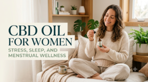 CBD Oil for Women Stress, Sleep, and Menstrual Wellness