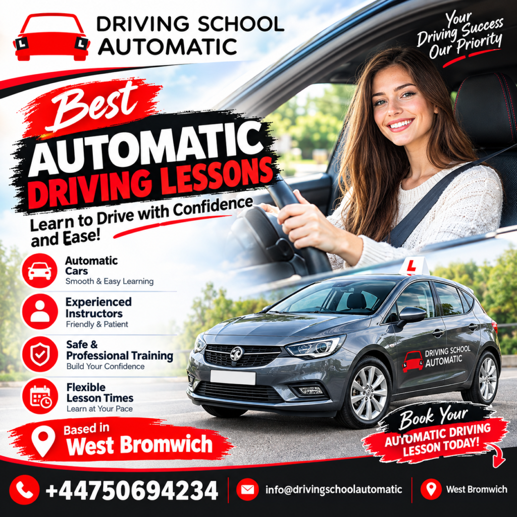 Driving test Automatic Wednesbury West Bromwich
