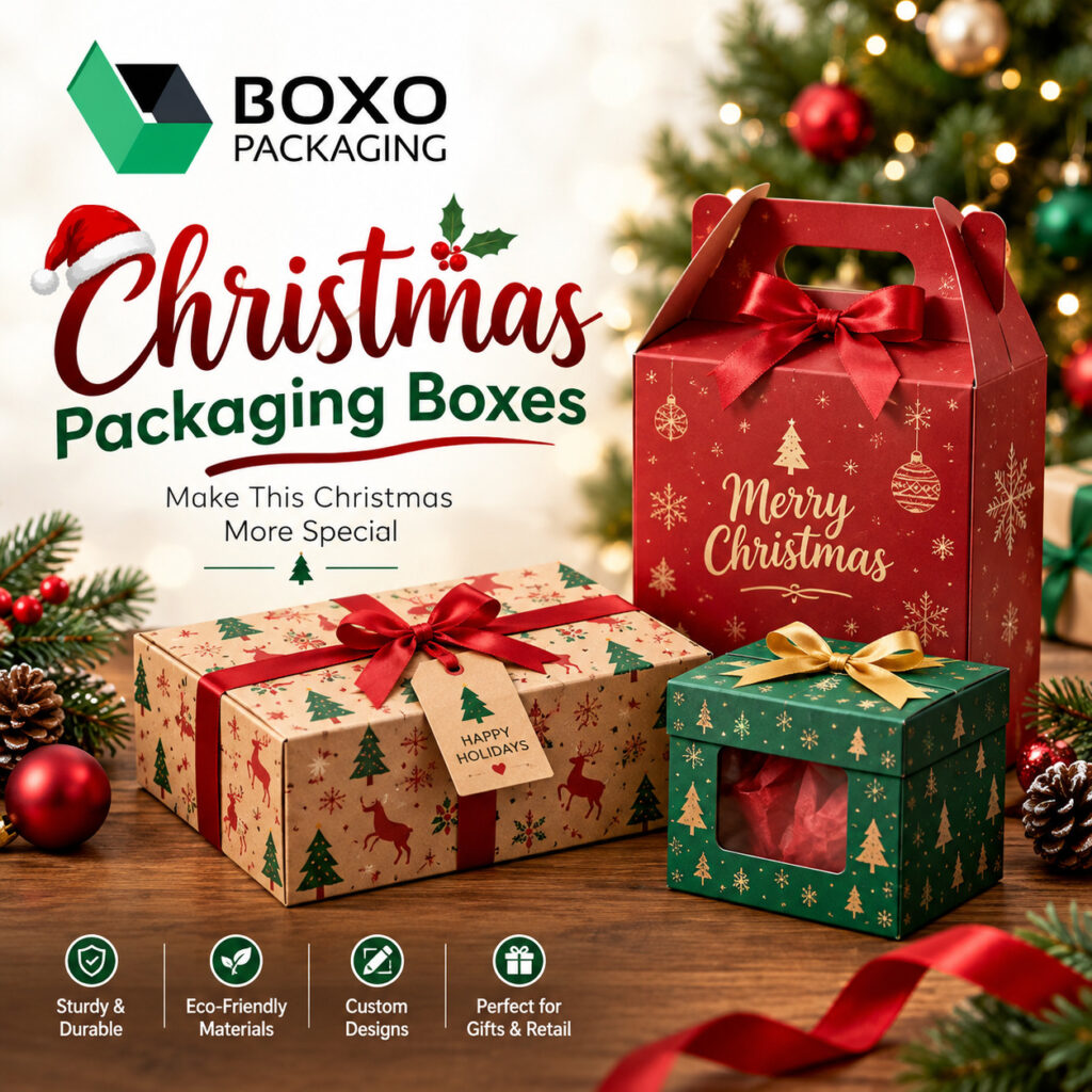 Christmas Packaging Boxes With Logo