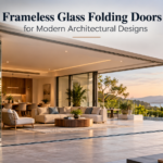 Frameless Glass Doors at Sunset