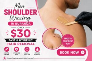 Men Shoulder Waxing in Brookside