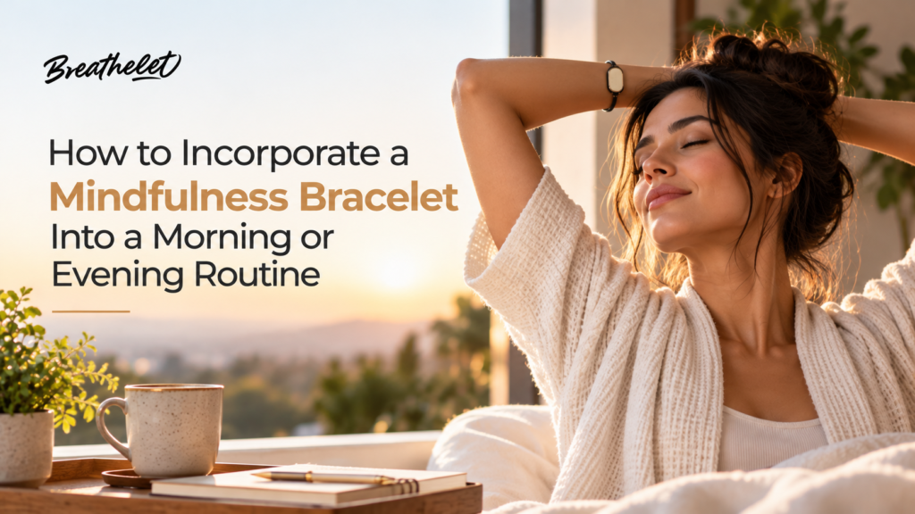 How to Incorporate a Mindfulness Bracelet Into a Morning or Evening Routine