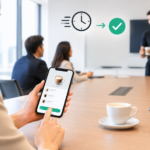 Mobile Coffee Ordering in a Modern Meeting (1)