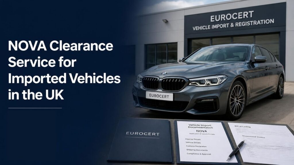 NOVA Clearance Service for Imported Vehicles in the UK