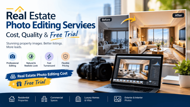 Real Estate Photo Editing Services Cost, Quality & Free Trial