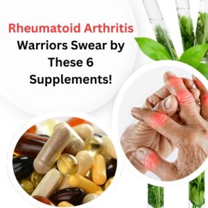 Supplements for Rheumatoid Arthritis featuring turmeric, Boswellia, ginger, omega-3 fatty acids, devil's claw, and MSM