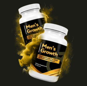 Men’s Growth natural male vitality and wellness supplement.