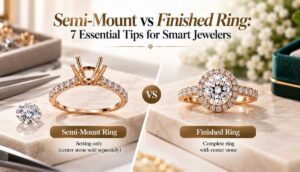 semi-mount vs finished ring
