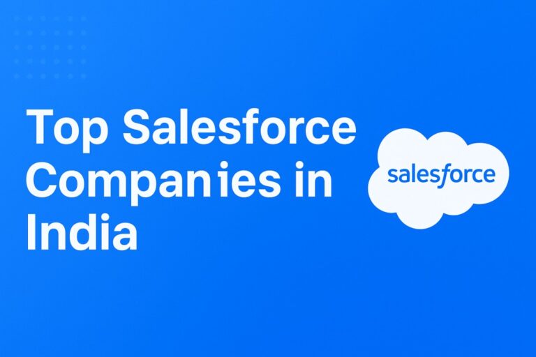 Top Salesforce Companies in India