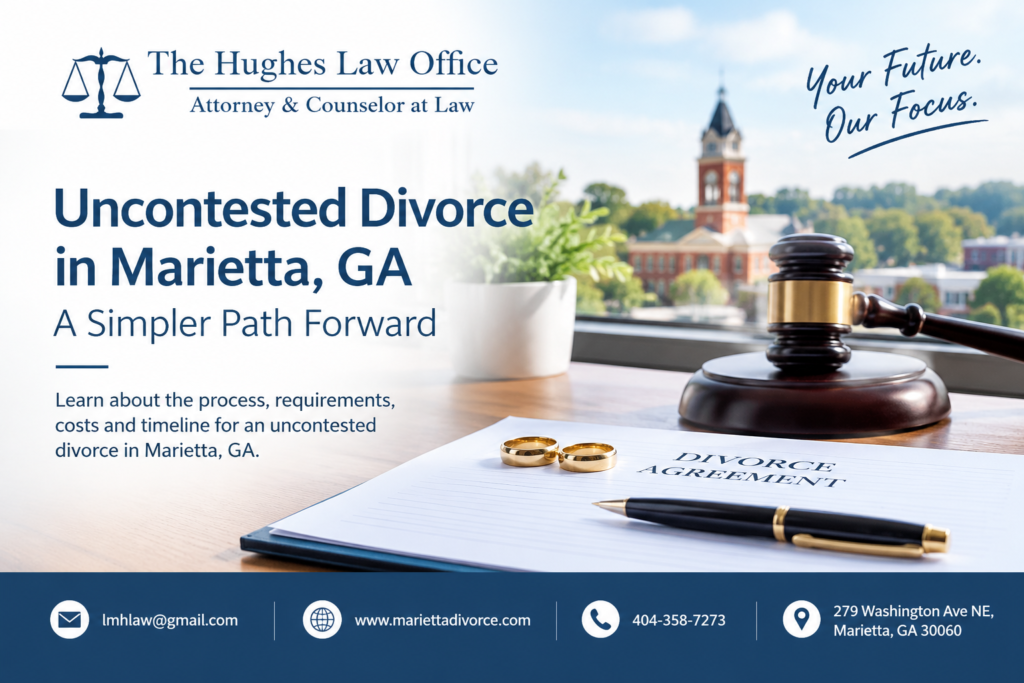Uncontested Divorce Marietta GA