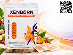 XenBurn Botanical Energy Patch Display